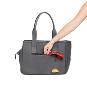 WEEKEND DOG TOTE - GREY.