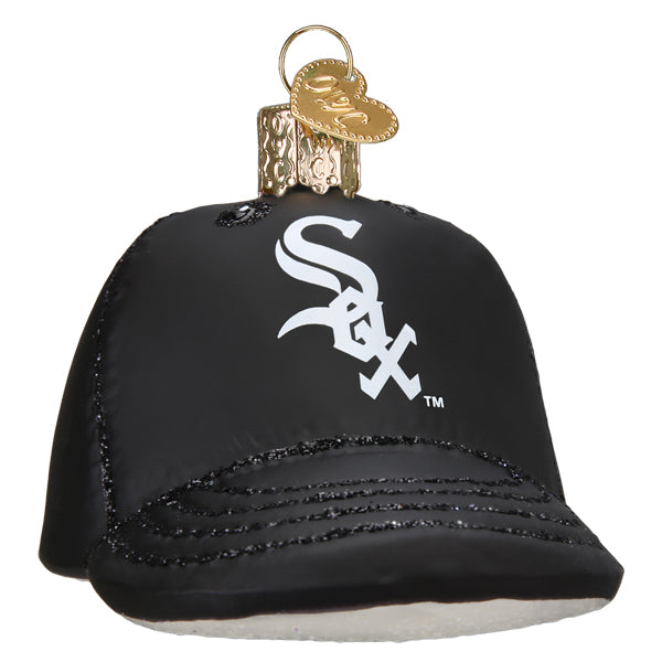 White Sox Baseball Cap Ornament - Southlake Paws