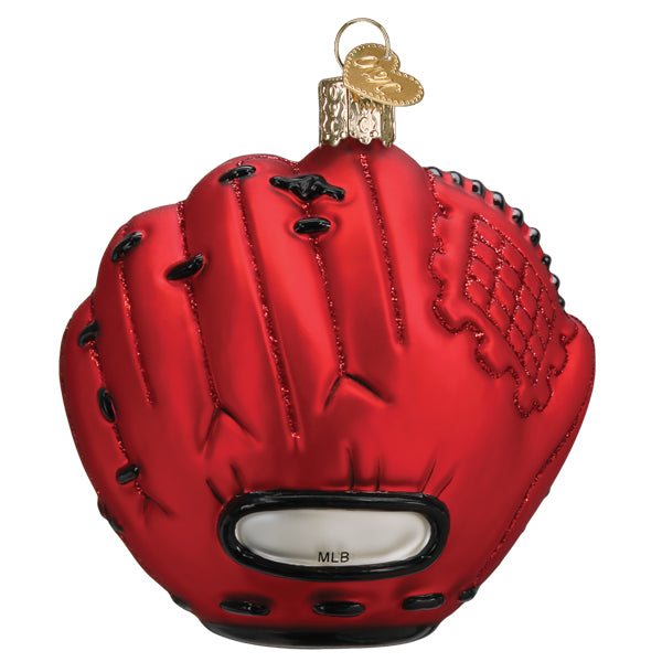 Reds Baseball Mitt Ornament - Southlake Paws