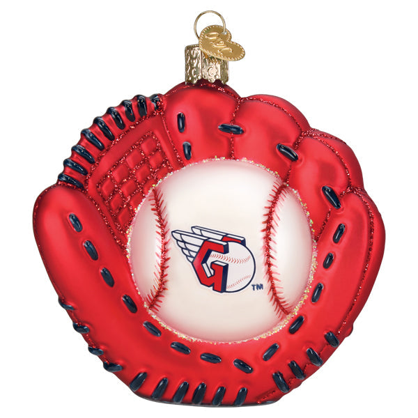 Guardians Baseball Mitt Ornament - Southlake Paws