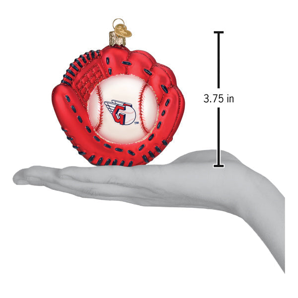 Guardians Baseball Mitt Ornament - Southlake Paws