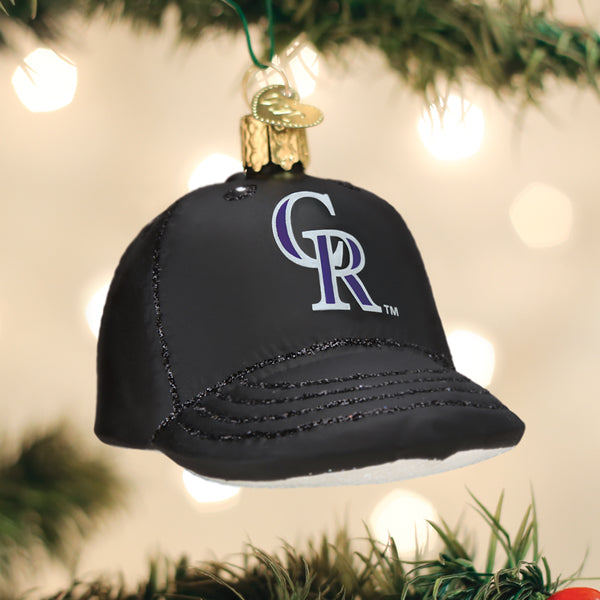 Rockies Baseball Cap Ornament - Southlake Paws