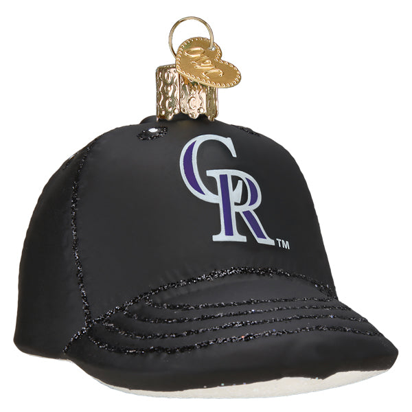 Rockies Baseball Cap Ornament - Southlake Paws