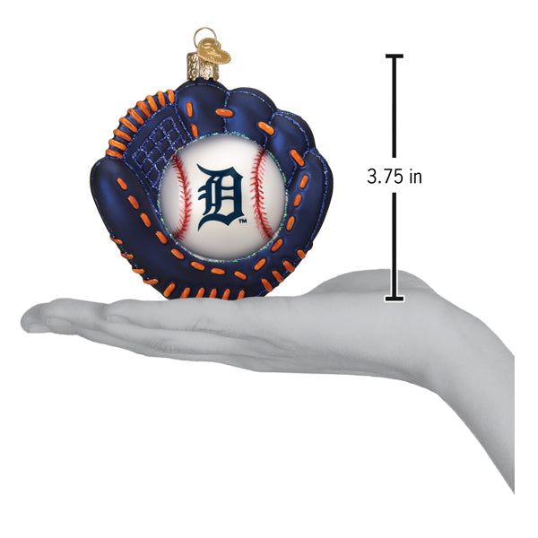 Tigers Baseball Mitt Ornament - Southlake Paws