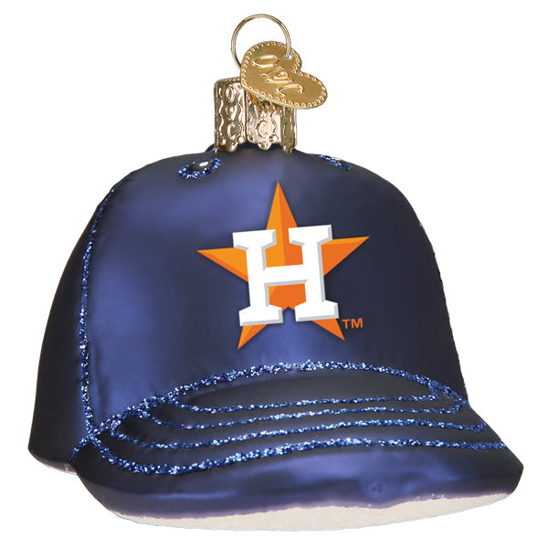 Astros Baseball Cap Ornament - Southlake Paws