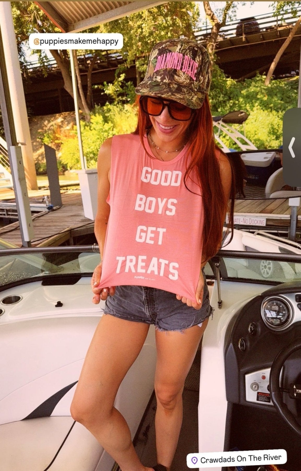 Good Boys Get Treats Crop Tank | Gift for Dog Moms | Made in USA