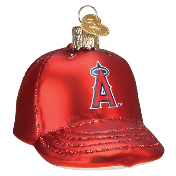 Angels Baseball Cap Ornament - Southlake Paws