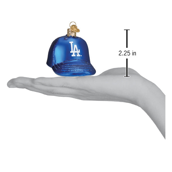 Dodgers Baseball Cap Ornament - Southlake Paws