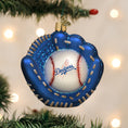 Load image into Gallery viewer, Dodgers Baseball Mitt Ornament - Southlake Paws
