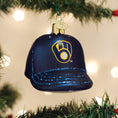 Load image into Gallery viewer, Brewers Baseball Cap Ornament - Southlake Paws
