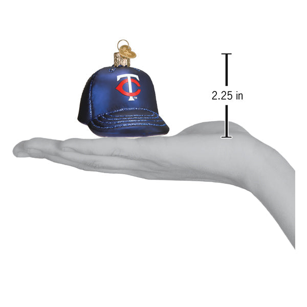 Twins Baseball Cap Ornament - Southlake Paws