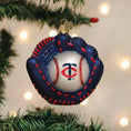 Load image into Gallery viewer, Twins Baseball Mitt Ornament - Southlake Paws
