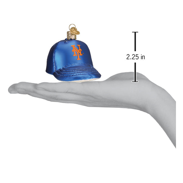 Mets Baseball Cap Ornament - Southlake Paws