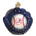 Load image into Gallery viewer, Yankees Baseball Mitt Ornament - Southlake Paws
