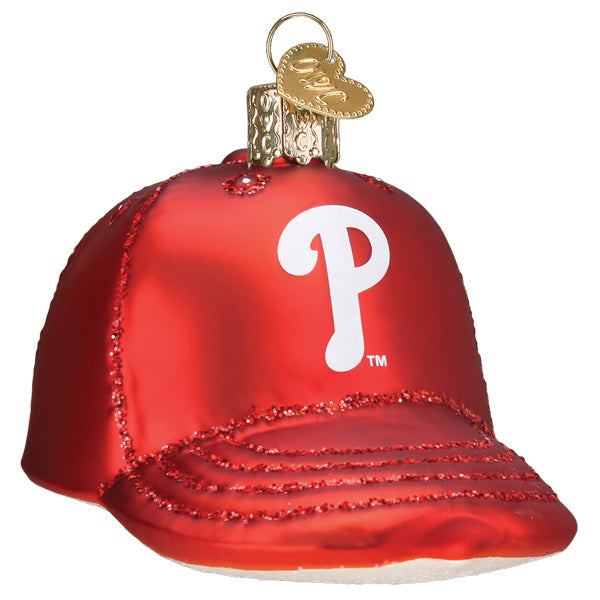Phillies Baseball Cap Ornament - Southlake Paws