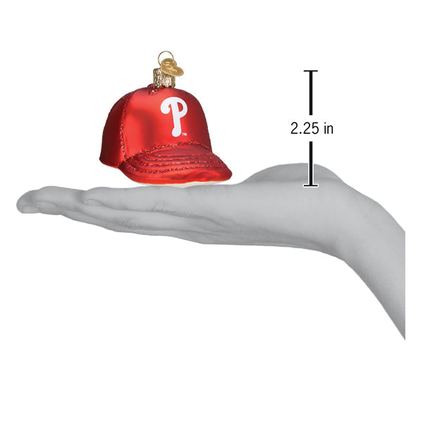Phillies Baseball Cap Ornament - Southlake Paws