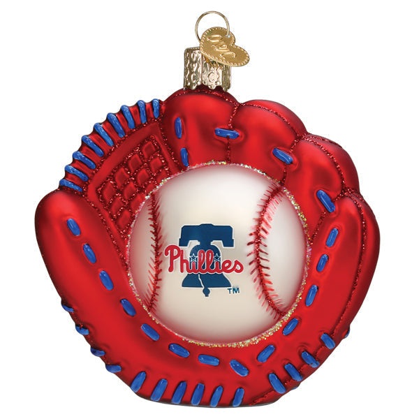 Phillies Baseball Mitt Ornament - Southlake Paws