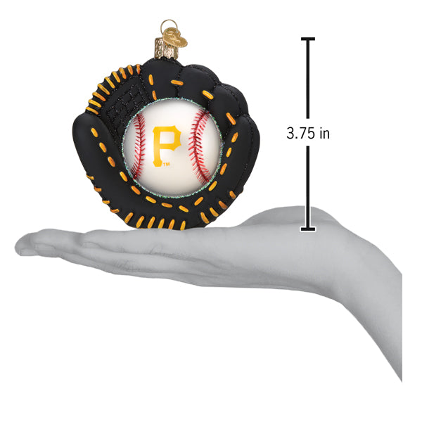 Pirates Baseball Mitt Ornament - Southlake Paws
