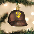 Load image into Gallery viewer, Padres Baseball Cap Ornament - Southlake Paws
