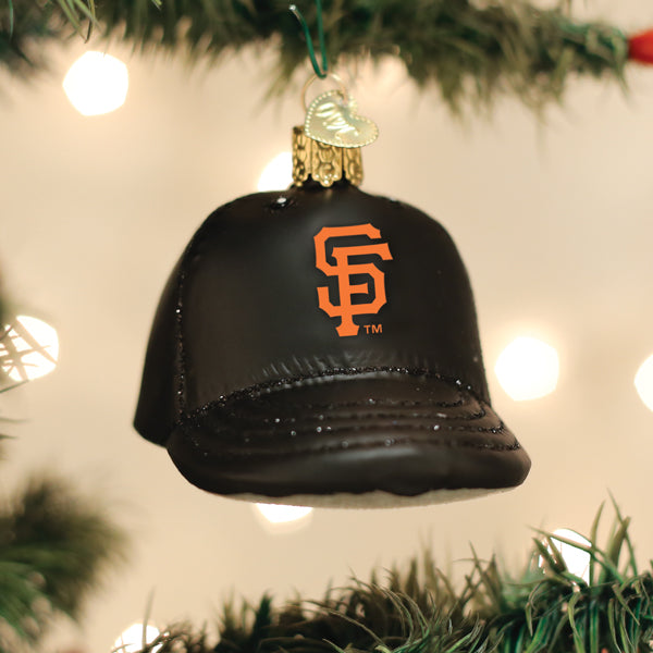 Giants Baseball Cap Ornament - Southlake Paws