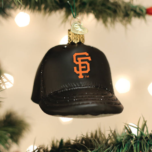 Giants Baseball Cap Ornament - Southlake Paws