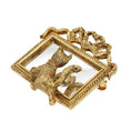 Load image into Gallery viewer, Curious Kitty Cat Mirror Frame Pin
