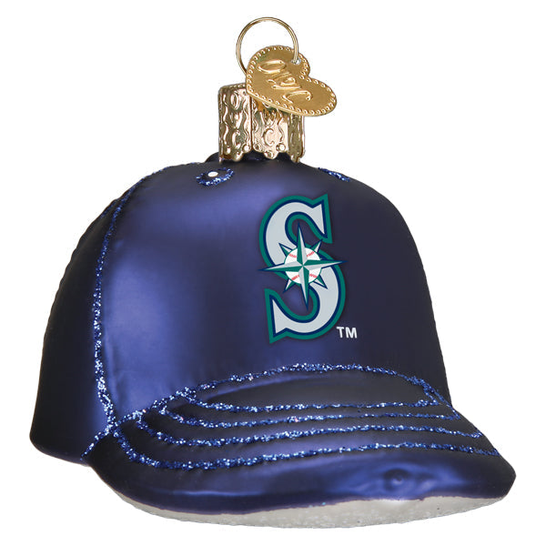 Mariners Baseball Cap Ornament - Southlake Paws
