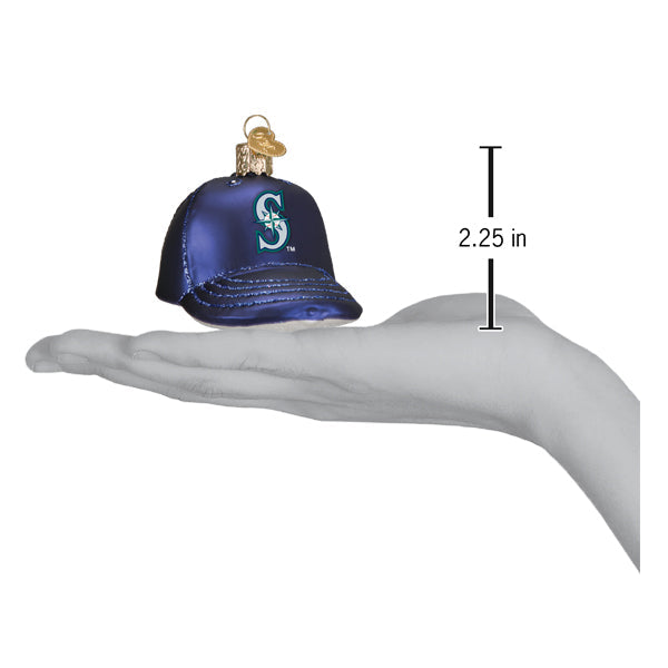 Mariners Baseball Cap Ornament - Southlake Paws