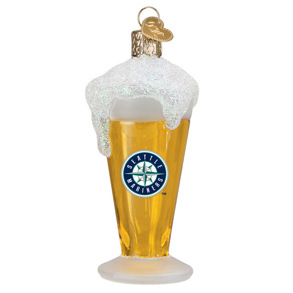 Mariners Glass Of Beer Ornament - Southlake Paws