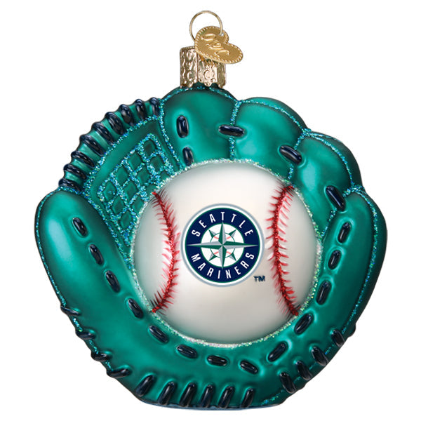 Mariners Baseball Mitt Ornament - Southlake Paws