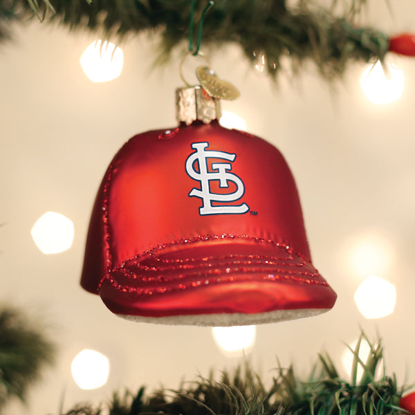 Cardinals Baseball Cap Ornament - Southlake Paws