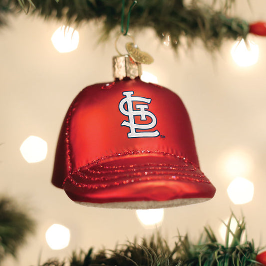 Cardinals Baseball Cap Ornament - Southlake Paws
