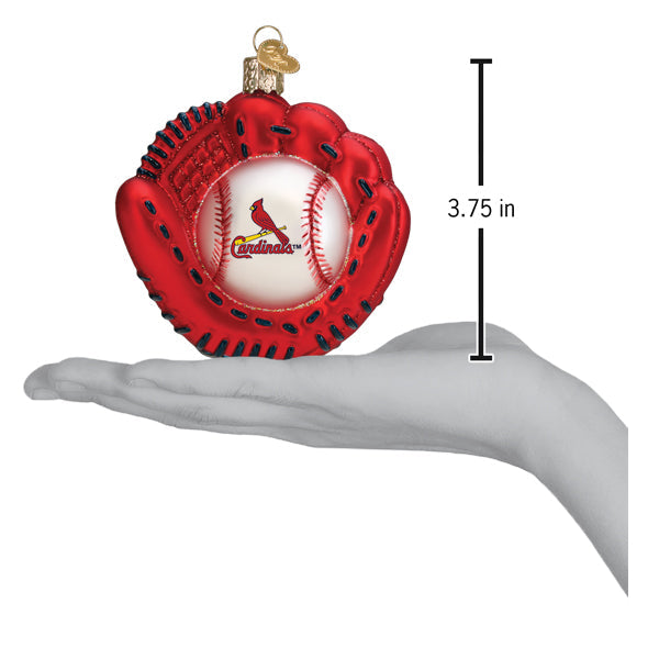 Cardinals Baseball Mitt Ornament - Southlake Paws