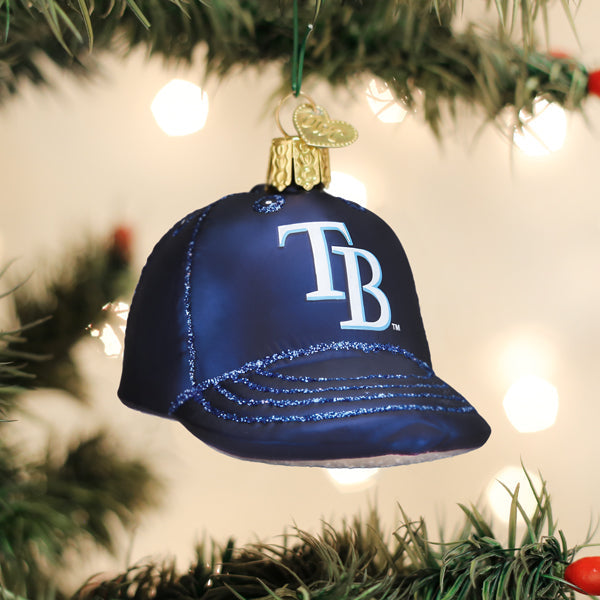 Rays Baseball Cap Ornament - Southlake Paws
