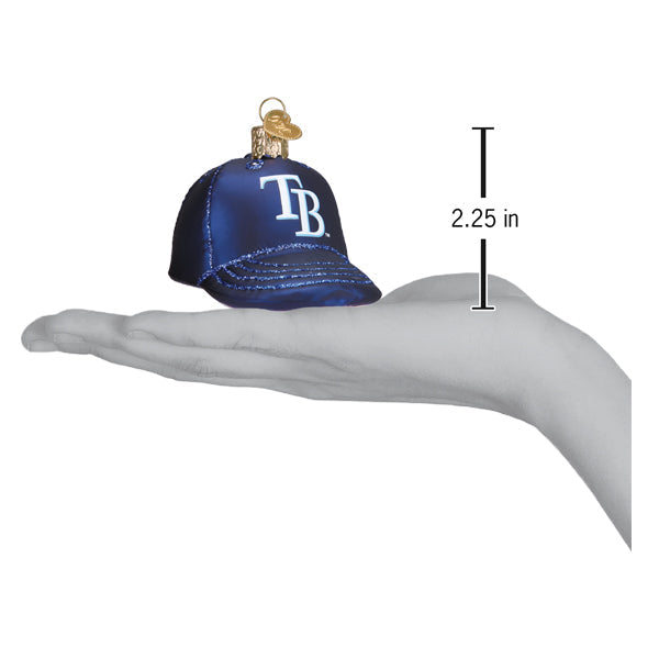 Rays Baseball Cap Ornament - Southlake Paws