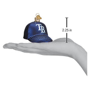 Rays Baseball Cap Ornament