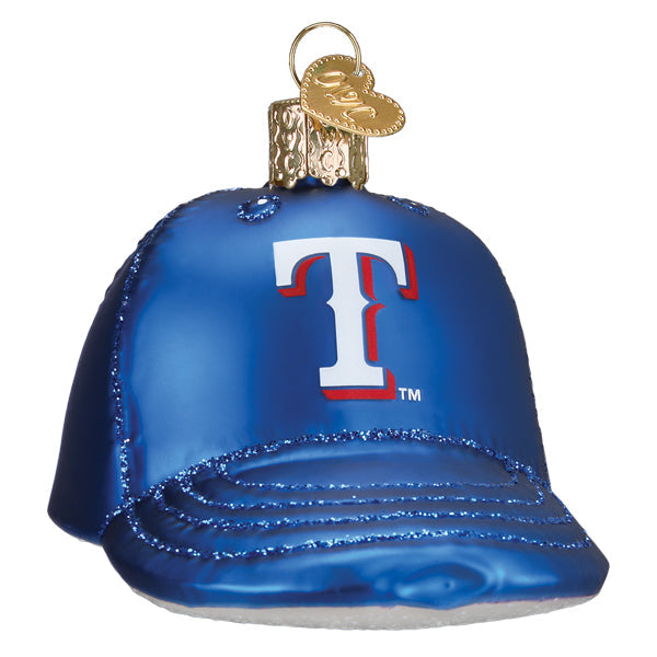 Rangers Baseball Cap Ornament - Southlake Paws