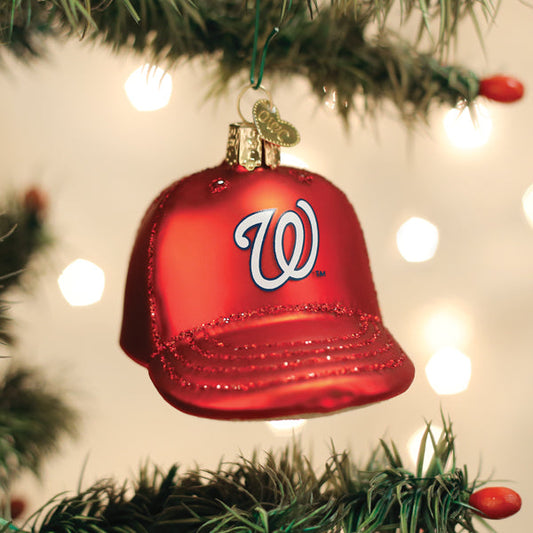 Nationals Baseball Cap Ornament - Southlake Paws