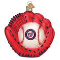 Load image into Gallery viewer, Nationals Baseball MItt Ornament - Southlake Paws

