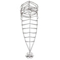 Load image into Gallery viewer, Web Cuff Bracelet & Link Chain Crystal Spider Ring Size 7

