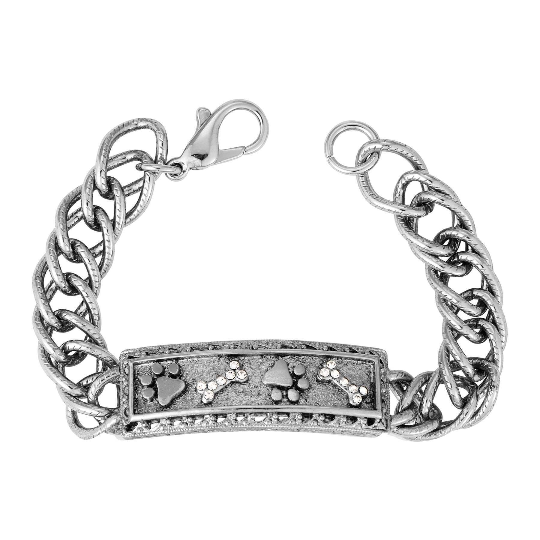 Paws And Bones Link Bracelet