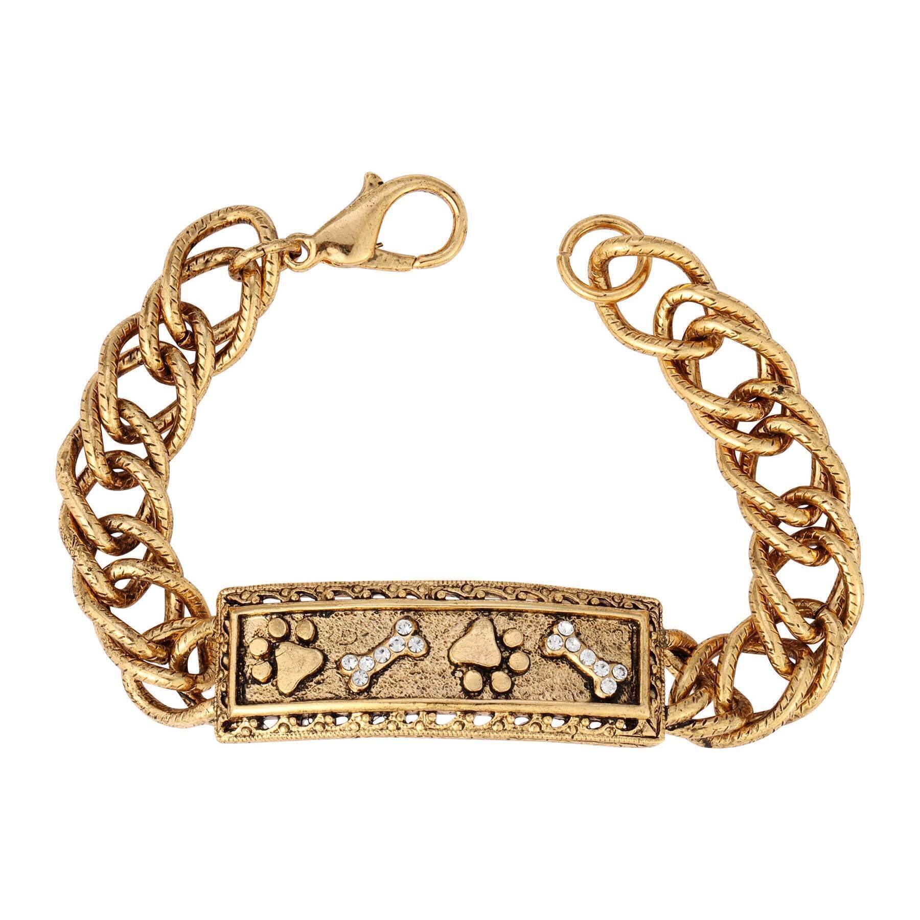 Paws And Bones Link Bracelet