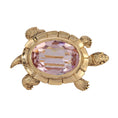 Load image into Gallery viewer, Galapagos Tortoise Austrian Crystal Pin
