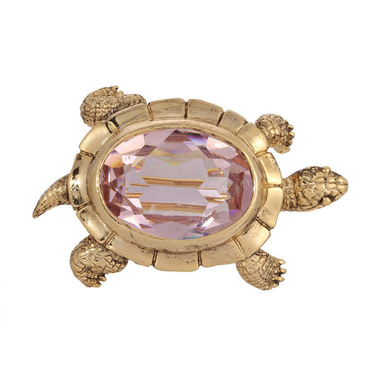 Galapagos Tortoise Austrian Crystal Pin