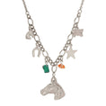 Load image into Gallery viewer, Frontier Multi Charm Pendant Necklace 16" + 3" Extension
