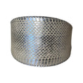 Load image into Gallery viewer, Stunning Silver Snake 4 Wide Style Collar With Silver Classic Hardware
