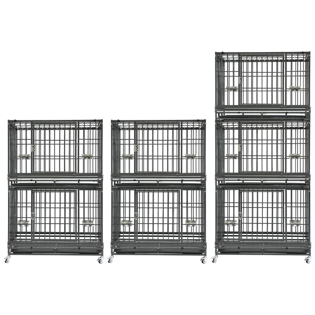 37" Stackable Heavy Duty Dog Crate 371D03