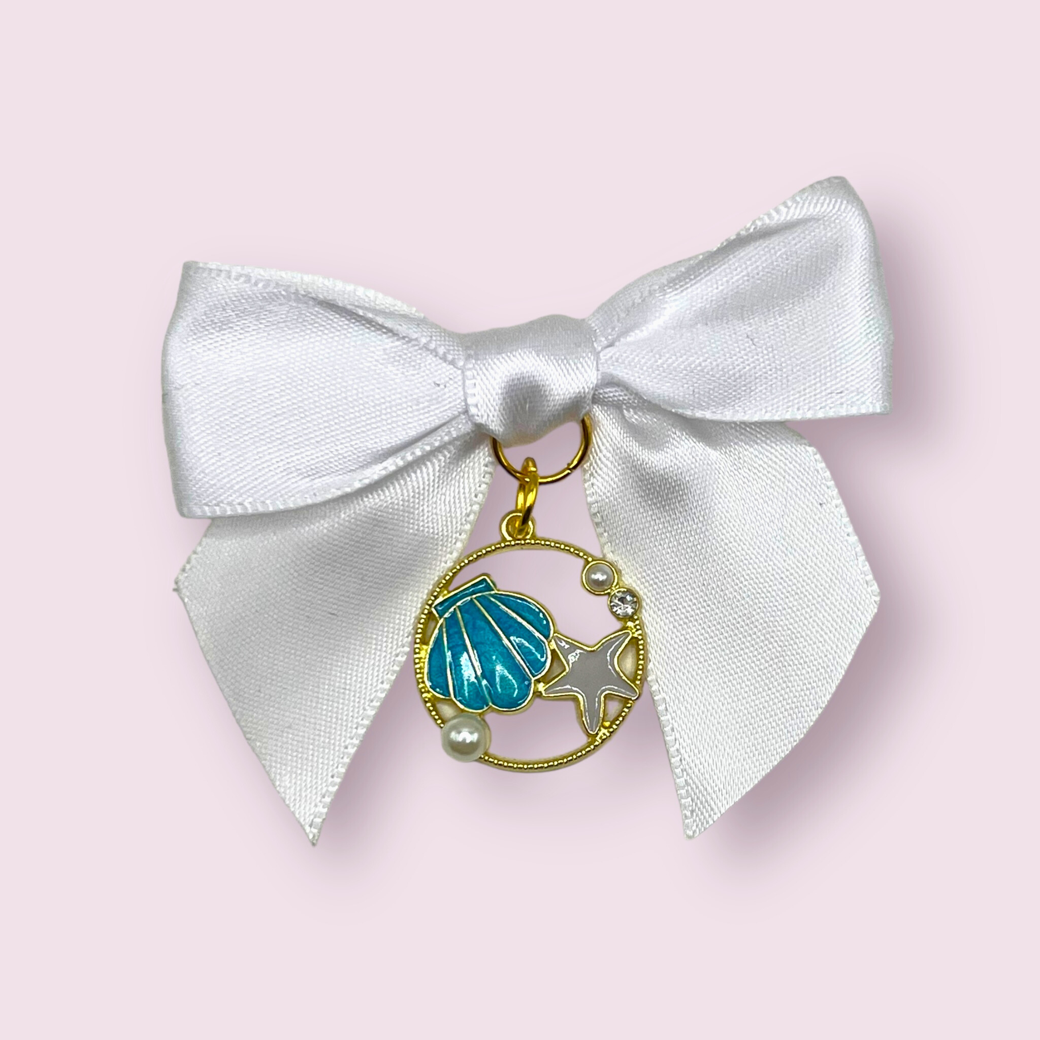 Oceanic Satin Dog Hair Bows 
