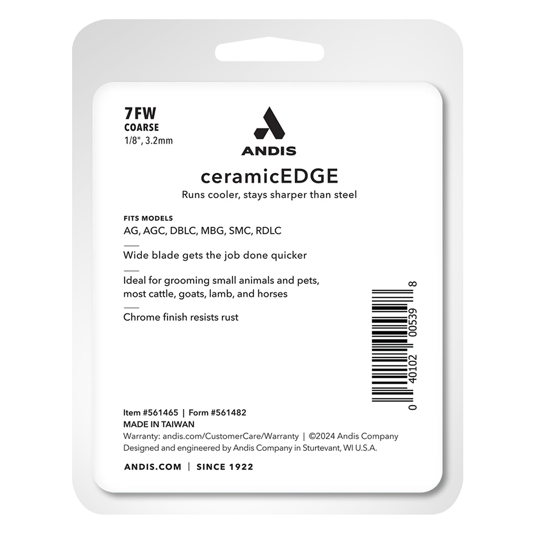 #7FW Coarse CeramicEdge Wide Blade by Andis