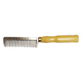 Load image into Gallery viewer, TuffRider Aluminum Comb with Wooden Handle
